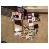 Books postcards etc.