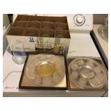 12 Glasses 2Coin glass plates