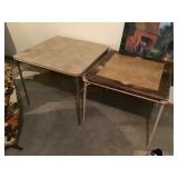 2 Card tables