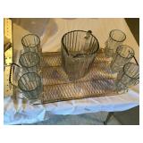 Pitcher and glass set