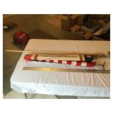 Flag and pole