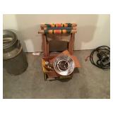 LP Heater and camp stools