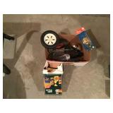 Wheels bike seats and garage supplies