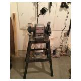Craftsman half horsepower bench grinder with