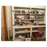 Contents on 2 cabinets