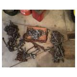 Assortment of chains and tire chains