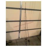 3 Fishing rods and reels