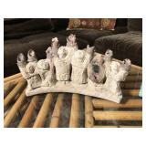 Stone Carved Chanukah Menorah