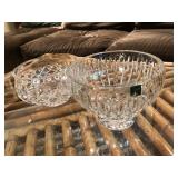 (2) Crystal bowls