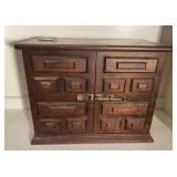 Antique Wooden Jewelry Box
