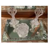 Vintage Perfume Bottles and tray