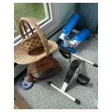 Exercise equipment and baskets