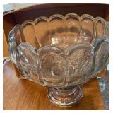 Handblown Glass Punchbowl