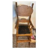 Antique Wooden Highchair