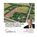 Affordable 4.6 Acre Country Property