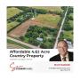 Affordable 4.6 Acre Country Property
