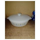 Pot en milk Glass