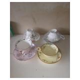 4 Ensembles tasses soucoupes