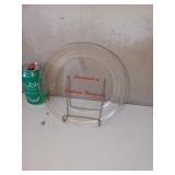 Assiette en pyrex
