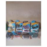8 Hot wheels