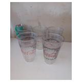 5 Verres Coke en plastique