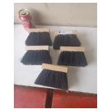 5 Brosses ï¿½ poils doux neufs 41/2