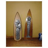 2 Plaques religieuse
