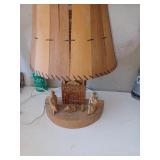 Lampe en bois