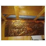 Cadre en cuivre embossé 16'' x 40''