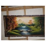 Cadre en velours 26'' x 49''
