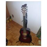 Guitare et support
