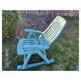 Chaise berçante extérieur