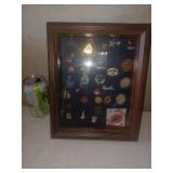 Boitier vitrï¿½ d'ï¿½pinglettes