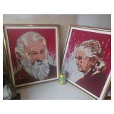 2 Cadres petits points 18'' x 22'' chaque