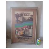 Laminé voyageur 17'' x 25''
