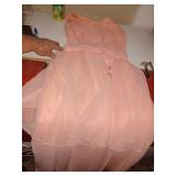 Robe longue de soirée Gr. S, saumon