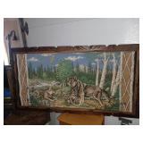 Cadre en tissus 26'' x 49''
