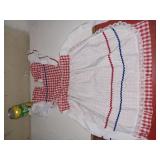 Robe folklorique, enfant Gr. 4-6 ans