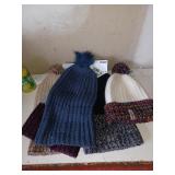 5 Tuques en laine, neuves