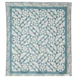 Stars and Ladders, bed quilt, 90'W x 102'L