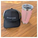 Premier Equipment Hat and Yeti Rambler