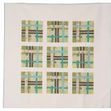 Metropolis, lap quilt, 75'W x 75'L