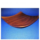 Square Winged Plate in Walnut