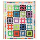 Churndash 2, lap quilt, 63'W x 75'L