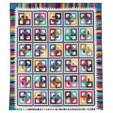 Celtic Family Ties, bed quilt, 90'W x 106'L