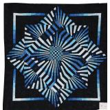 Spiral Motion, wall quilt, 69'W x 68'L
