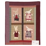 I'm All Ears, wall quilt, 27'W x 35'L