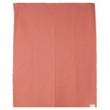Peach Blossom, bed quilt, 84'W x 107'L