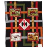 Farmall Tractors in the Seasons, lap quilt, 53'W