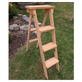 Decorative 4 Step Stand in Pine